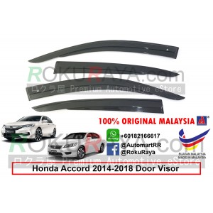 Honda Accord ( 9th Gen ) 2013 AG Door Visor Air Press Wind Deflector (AG Mugen Design)